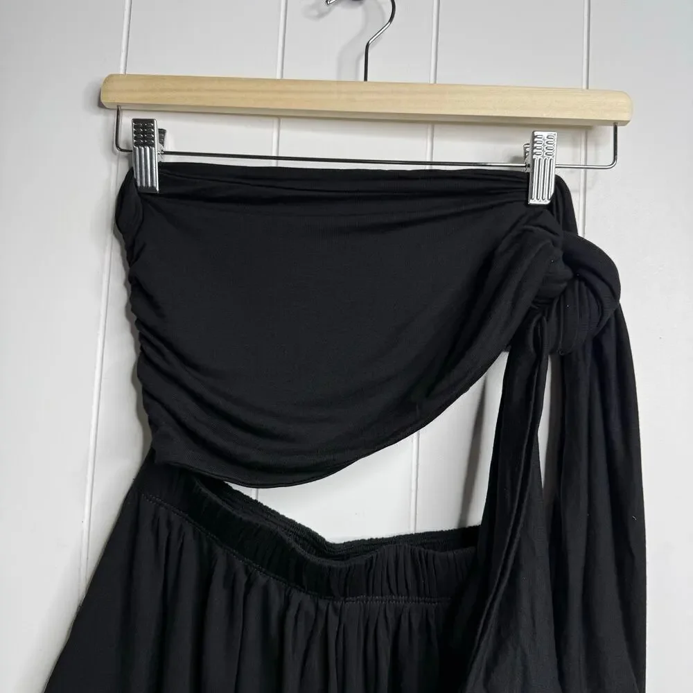 Free People romper convertible shorts cut out XS
